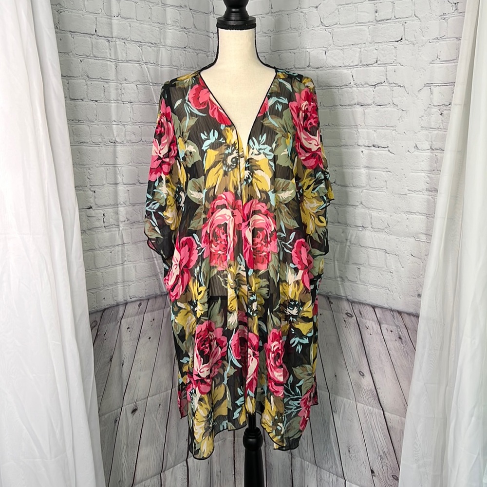 Beautiful floral Kimono cover-up